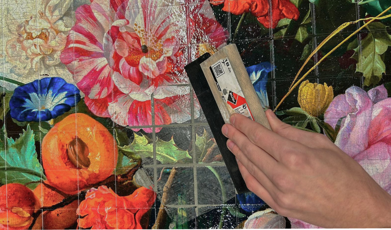 Sign Again instrijken van het voegmiddel